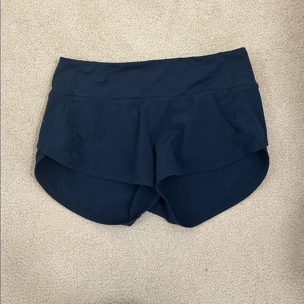 Lululemon Athletica Dark Blue Athletic Shorts
